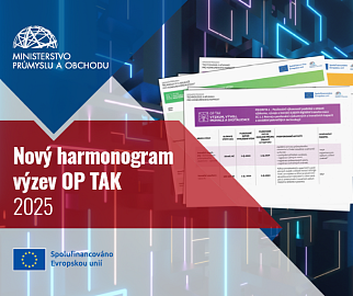 Harmonogram výzev OP TAK pro rok 2025 - aktualizace